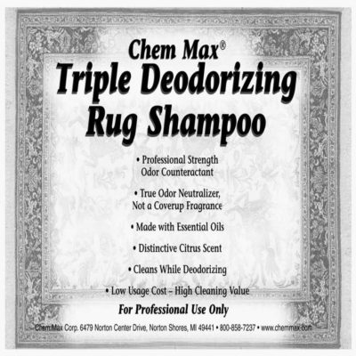 Triple Deodorizing Rug Shampoo